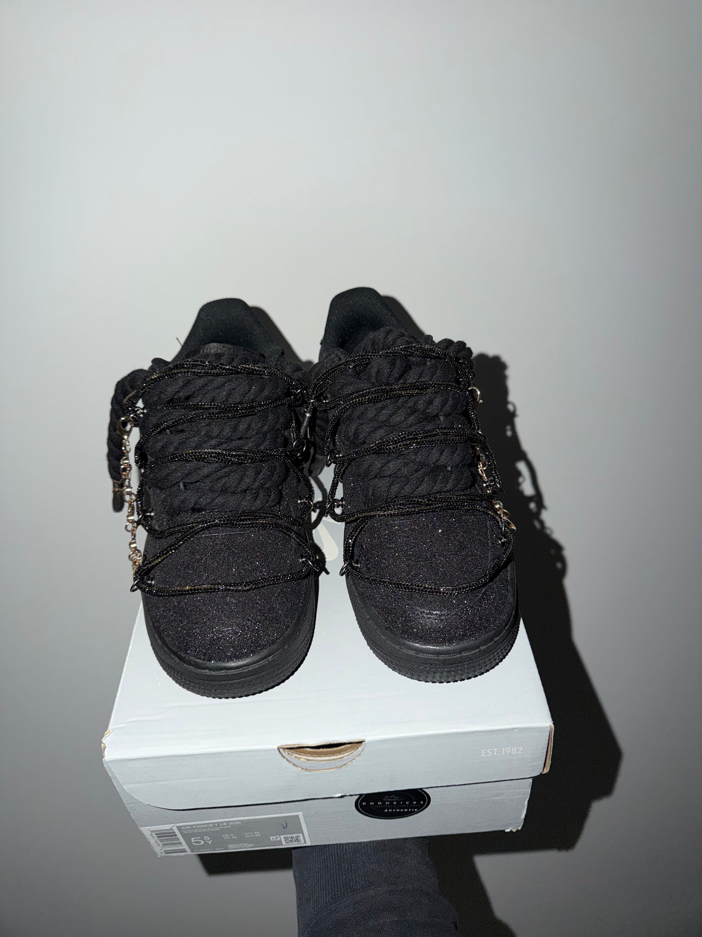 Nike Rope Lace Air Force 1 "Glitter Charmy"