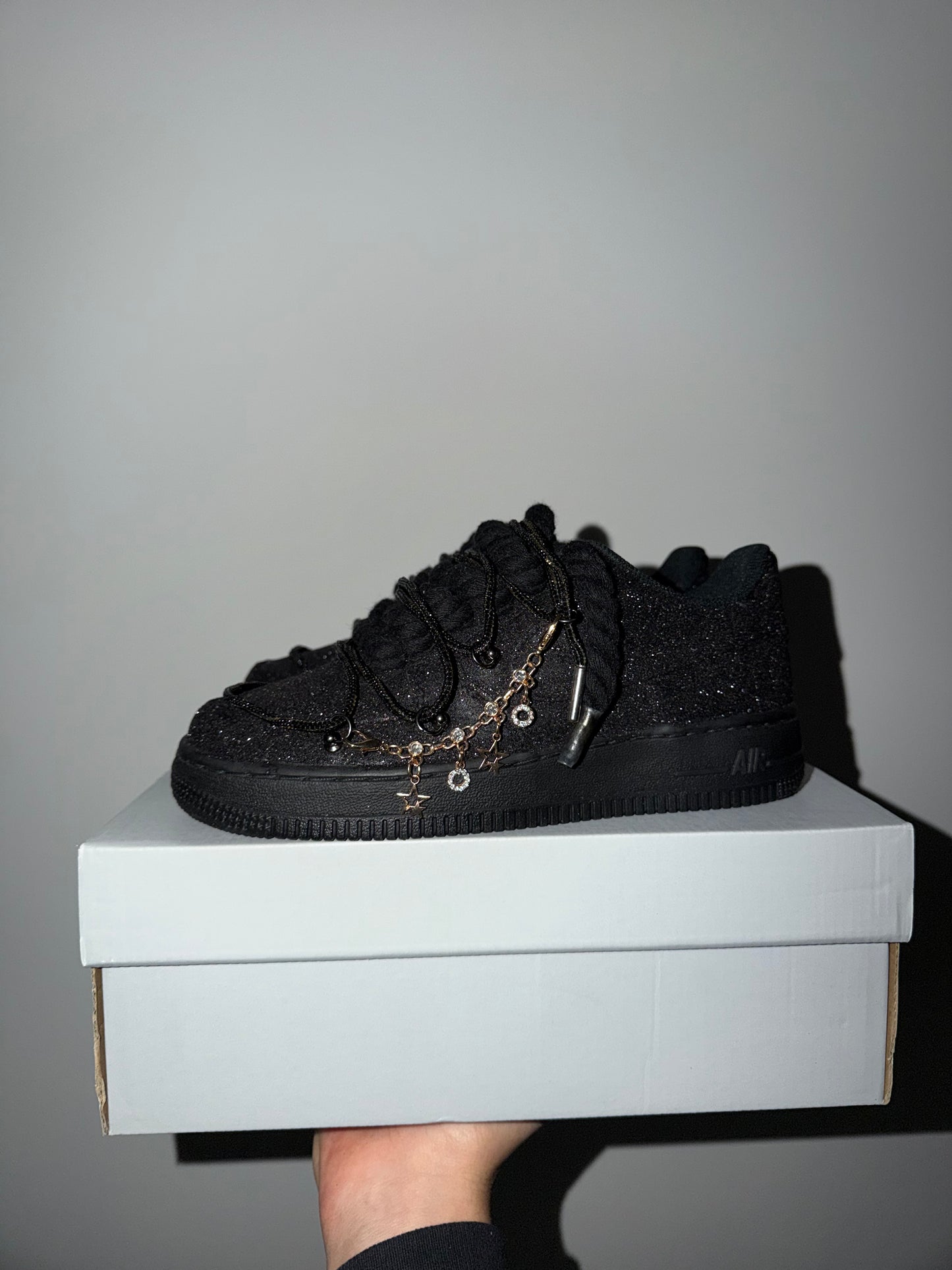 Nike Rope Lace Air Force 1 "Glitter Charmy"