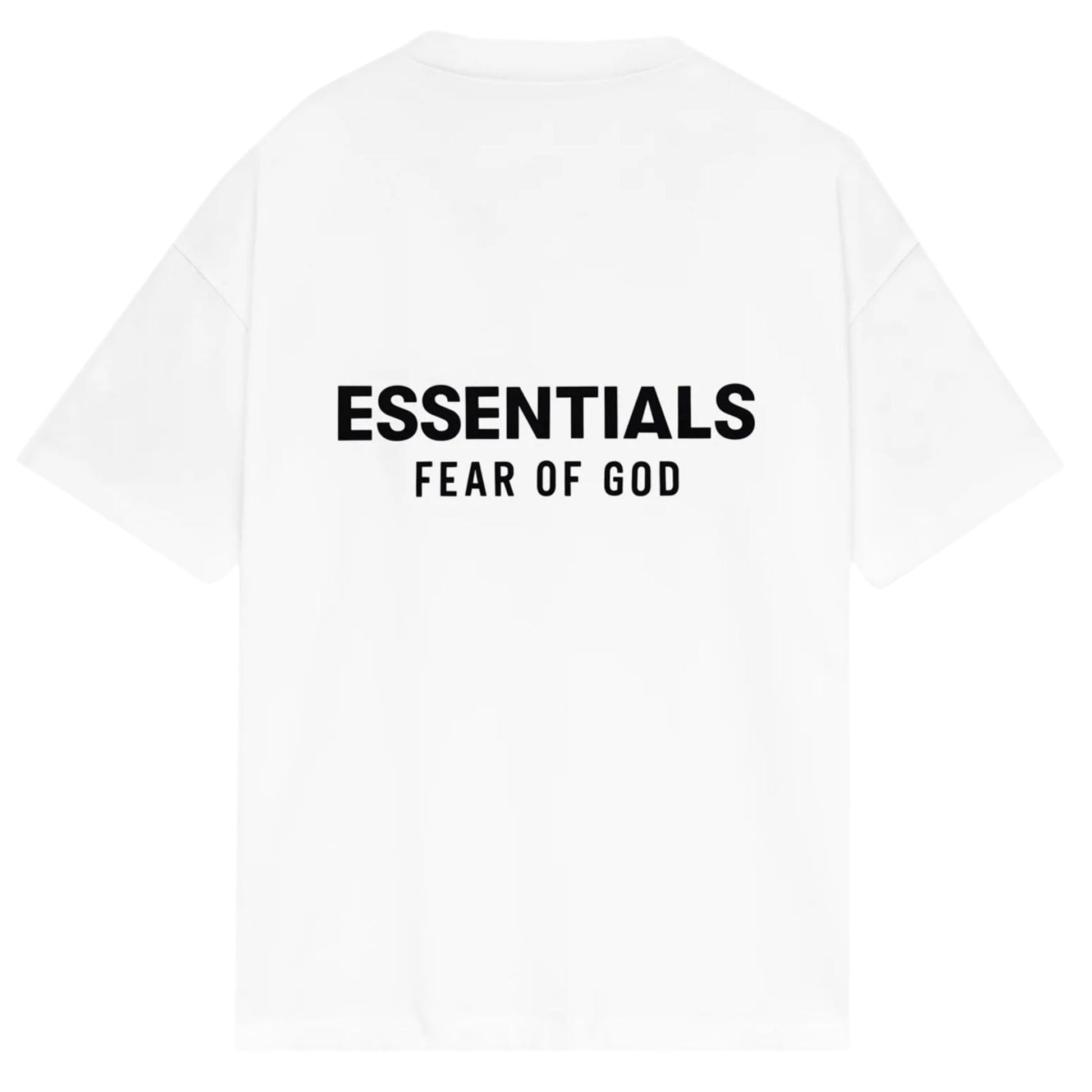 FEAR OF GOD ESSENTIALS CLASSIC SHORT SLEEVE TEE "Bright White" (SS25) hátsó nézet