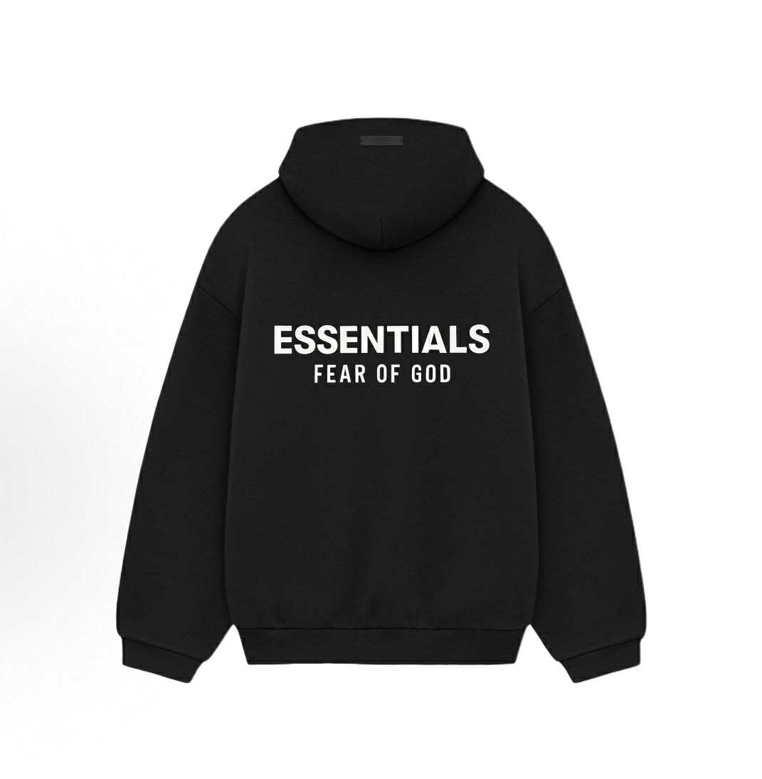 FEAR OF GOD ESSENTIALS HOODIE "BLACK" (FW24)