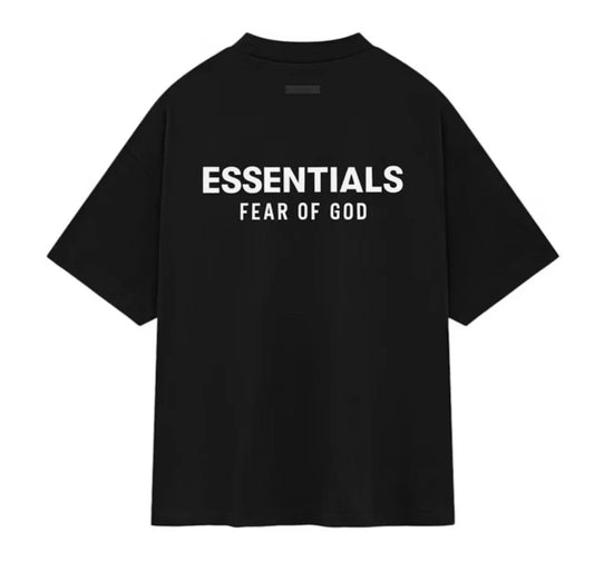 FEAR OF GOD ESSENTIALS JERSEY TEE "Black" (FW24) hátul nézet