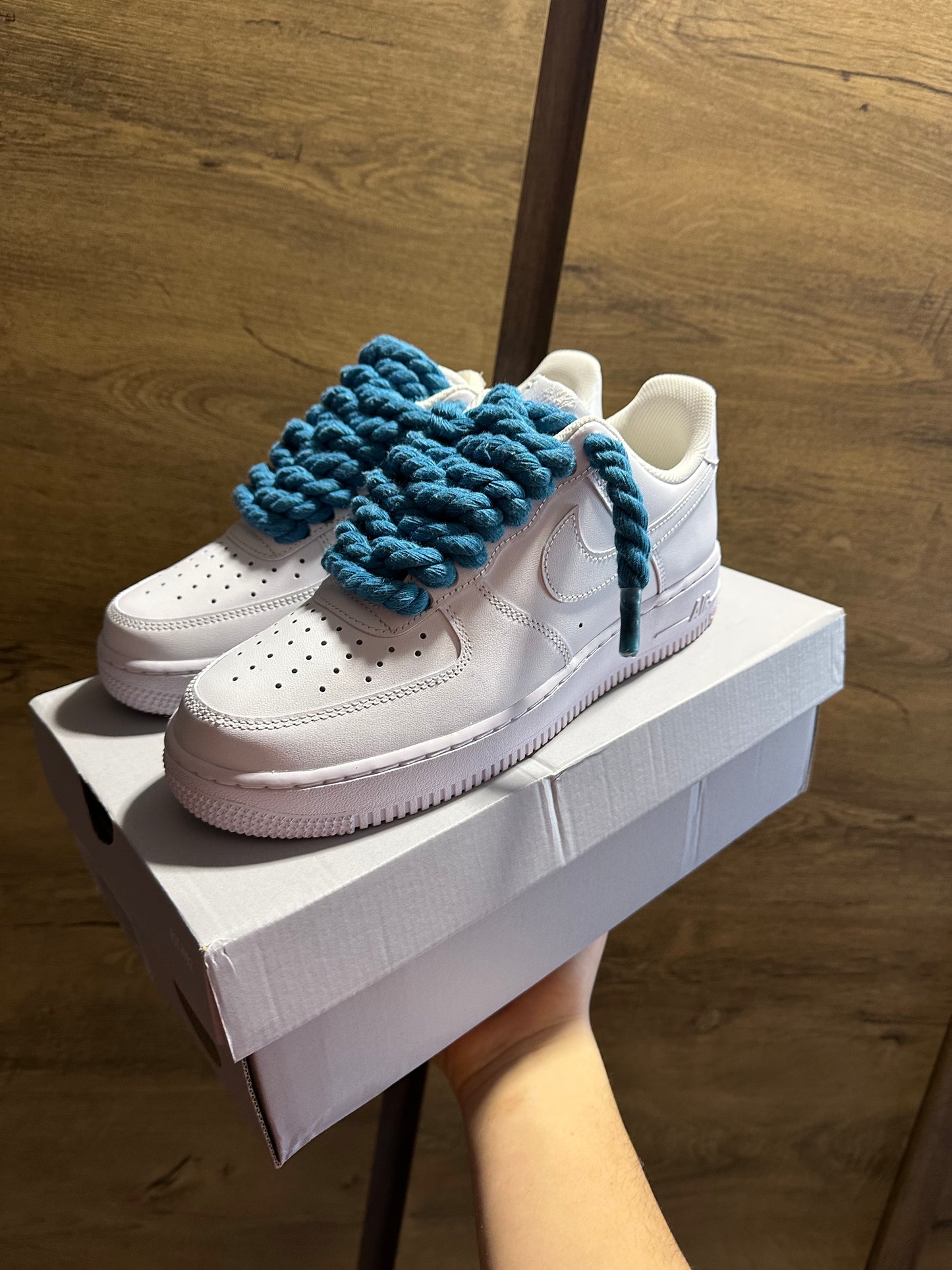 Rope Lace Air Force 1 White “EXOTIC”