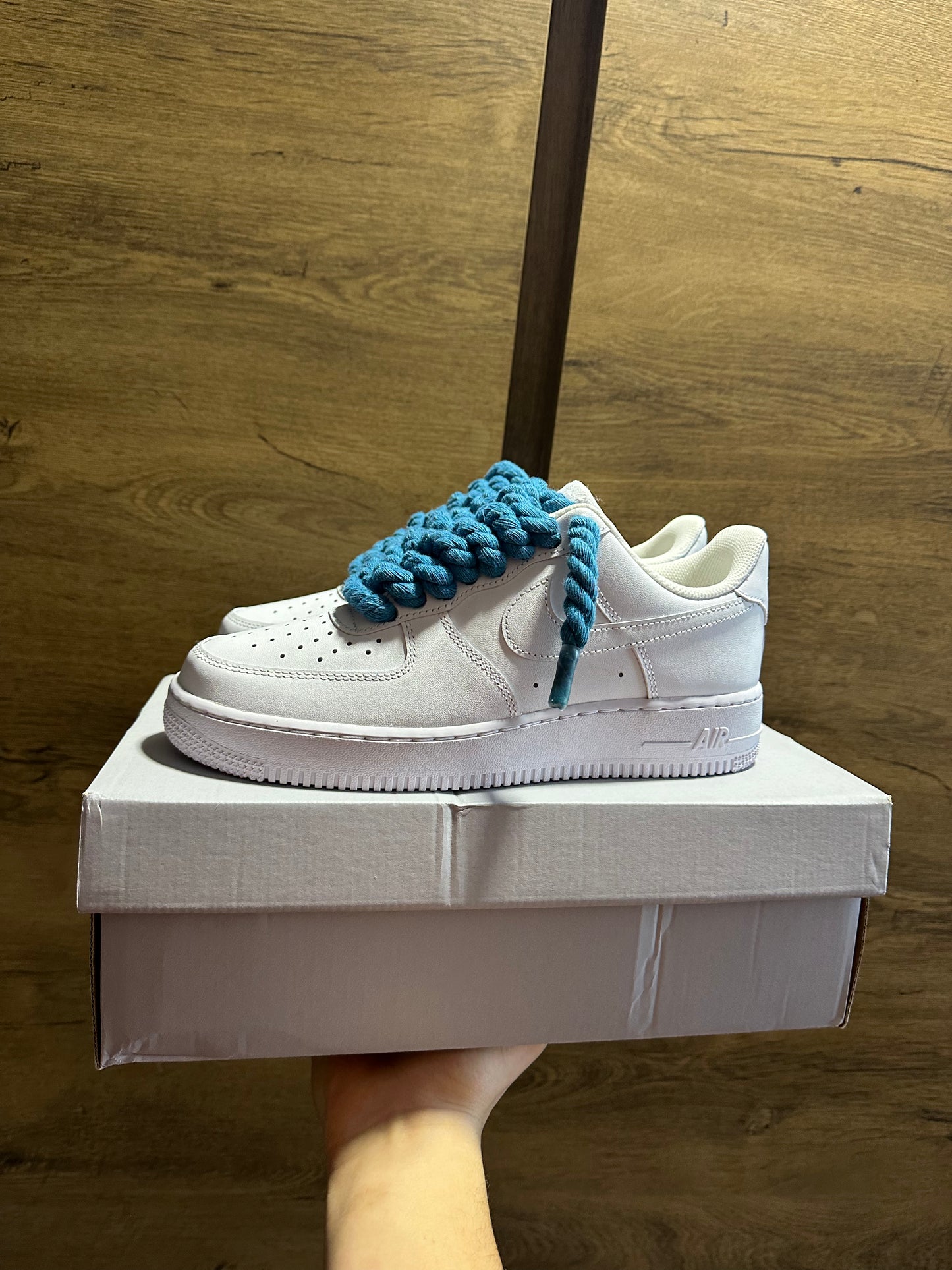Rope Lace Air Force 1 White “EXOTIC”