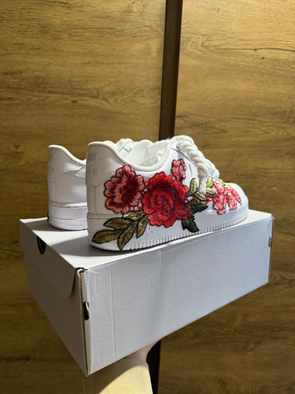 Nike Air Force 1 White "ROSE ROPELACE”