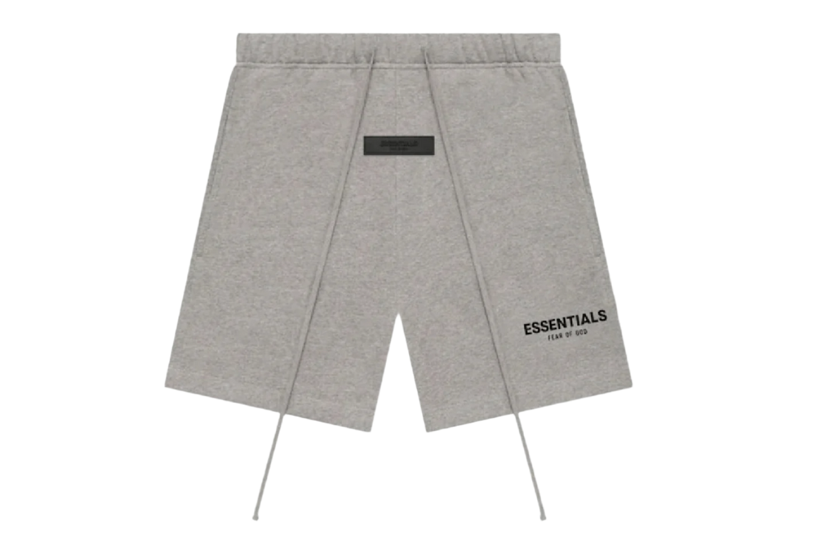 FEAR OF GOD ESSENTIALS SHORTS "DARK OATMEAL" (SS22)