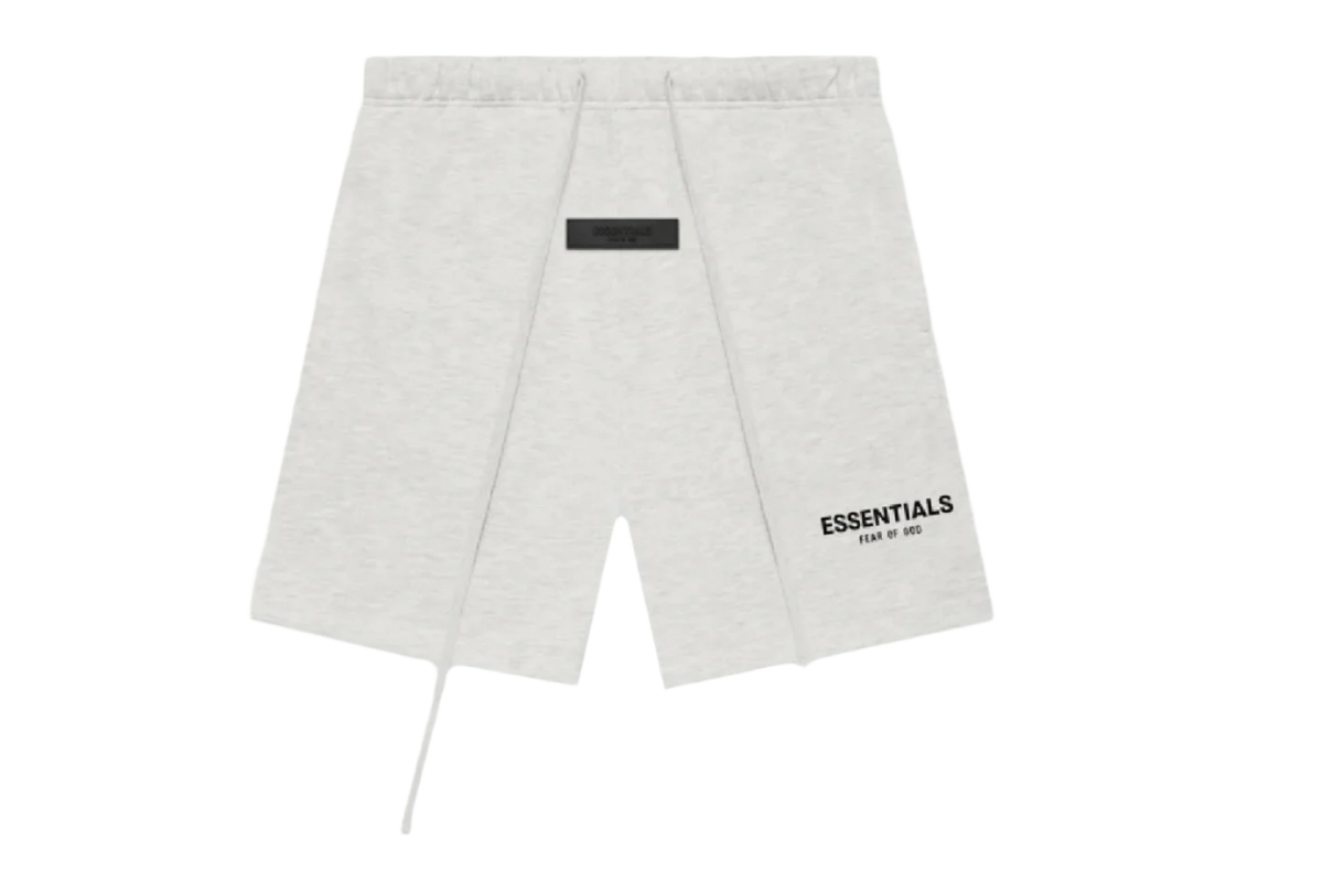 FEAR OF GOD ESSENTIALS SHORTS "LIGHT OATMEAL" (SS22)