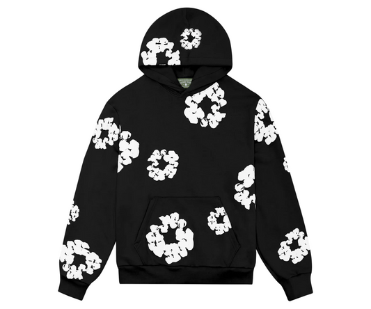 DENIM TEARS THE COTTON WREATH SWEATSHIRT BLACK