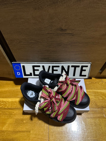 Nike Black Rope Lace "LANVIN"
