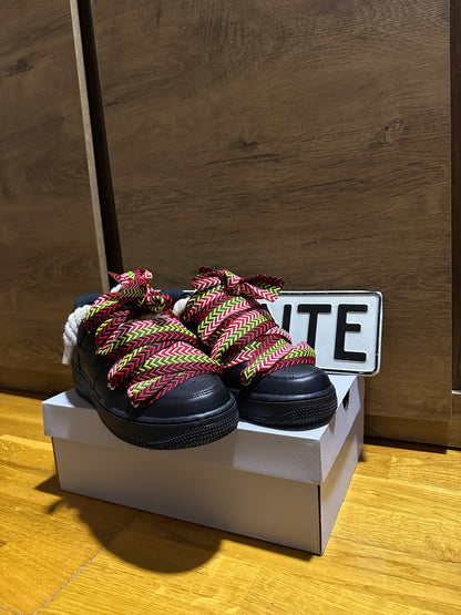 Nike Black Rope Lace "LANVIN"
