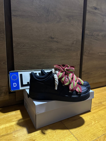 Nike Black Rope Lace "LANVIN"