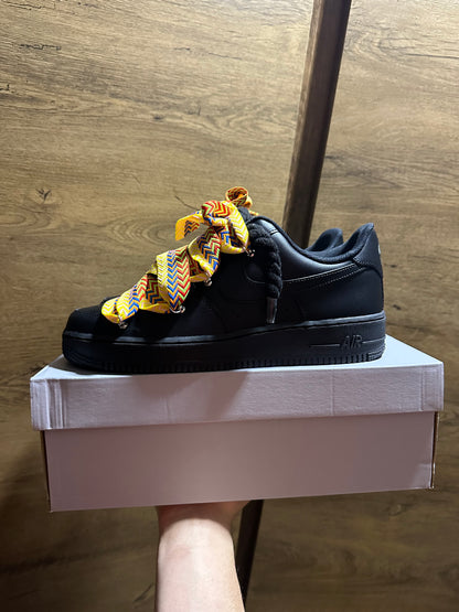 Nike Black Rope Lace "LANVIN"