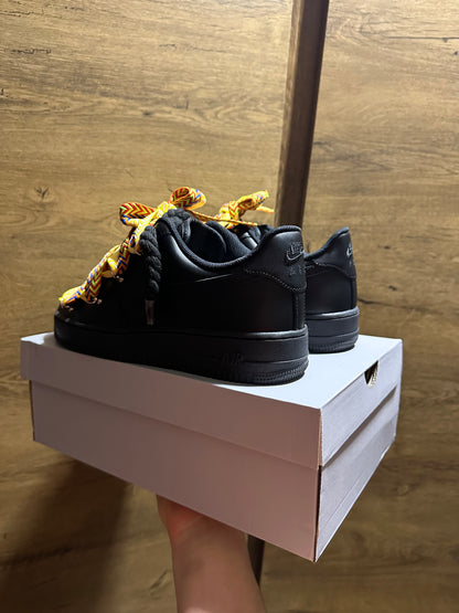 Nike Black Rope Lace "LANVIN"