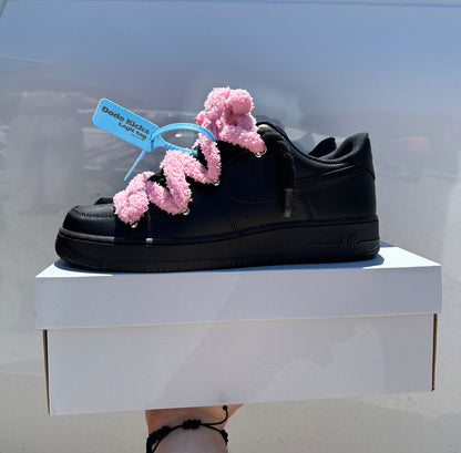 Nike Black Rope Lace "Extra Fluffy"