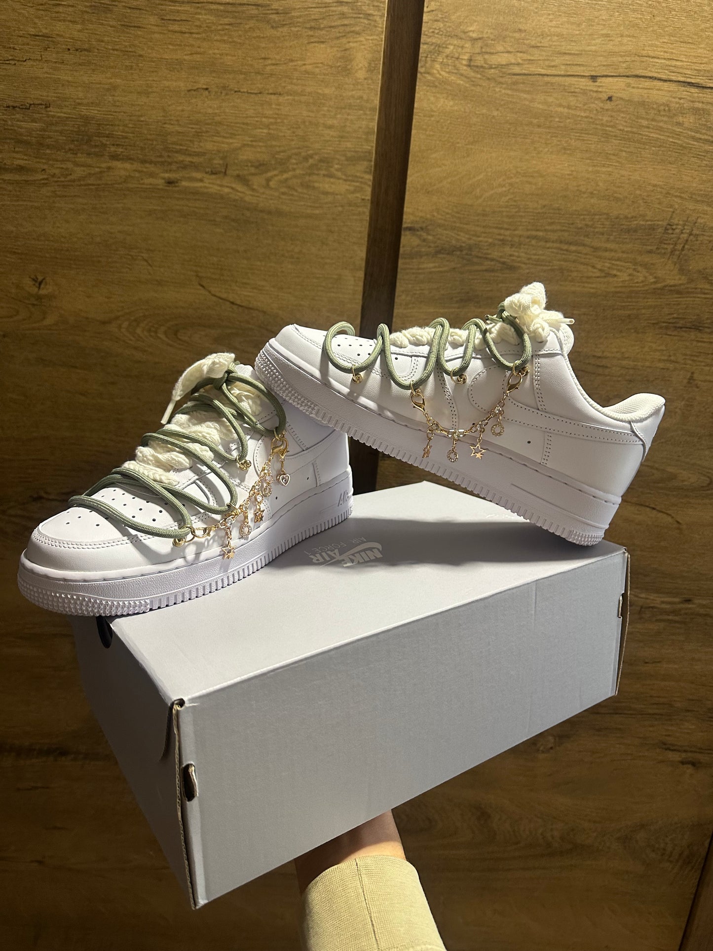 Nike Air Force 1 "Charmy Green" double nézet