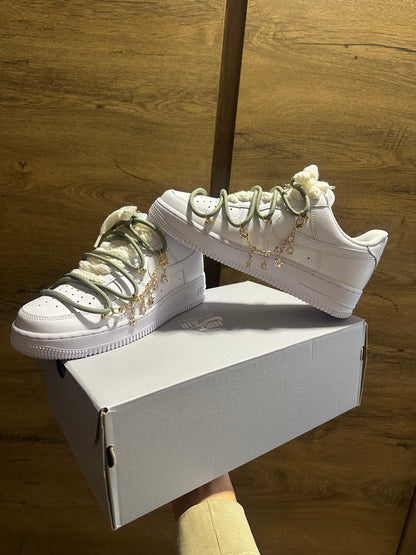 Nike Air Force 1 "Charmy Green" double nézet