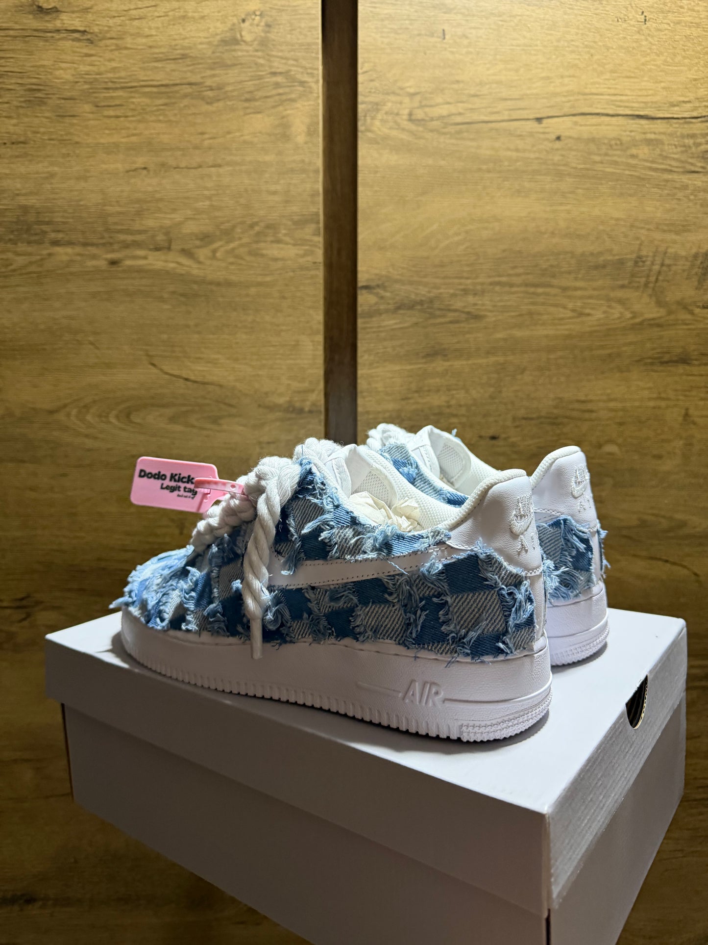 Nike Air Force 1 Rope Denim Jeans sarok
