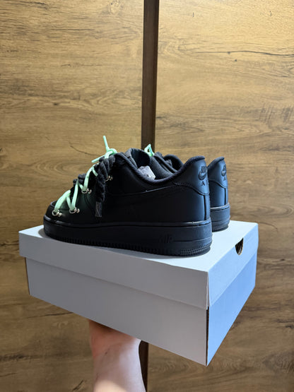 Nike Black Rope Lace "Extra Black-Mint" sarok nézet