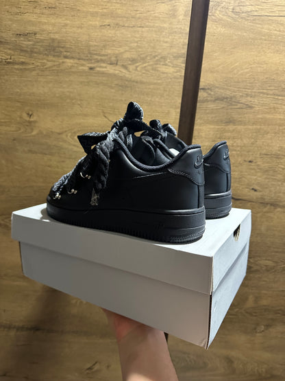 Nike Black Rope Lace "LANVIN BLACK” sarok nézet