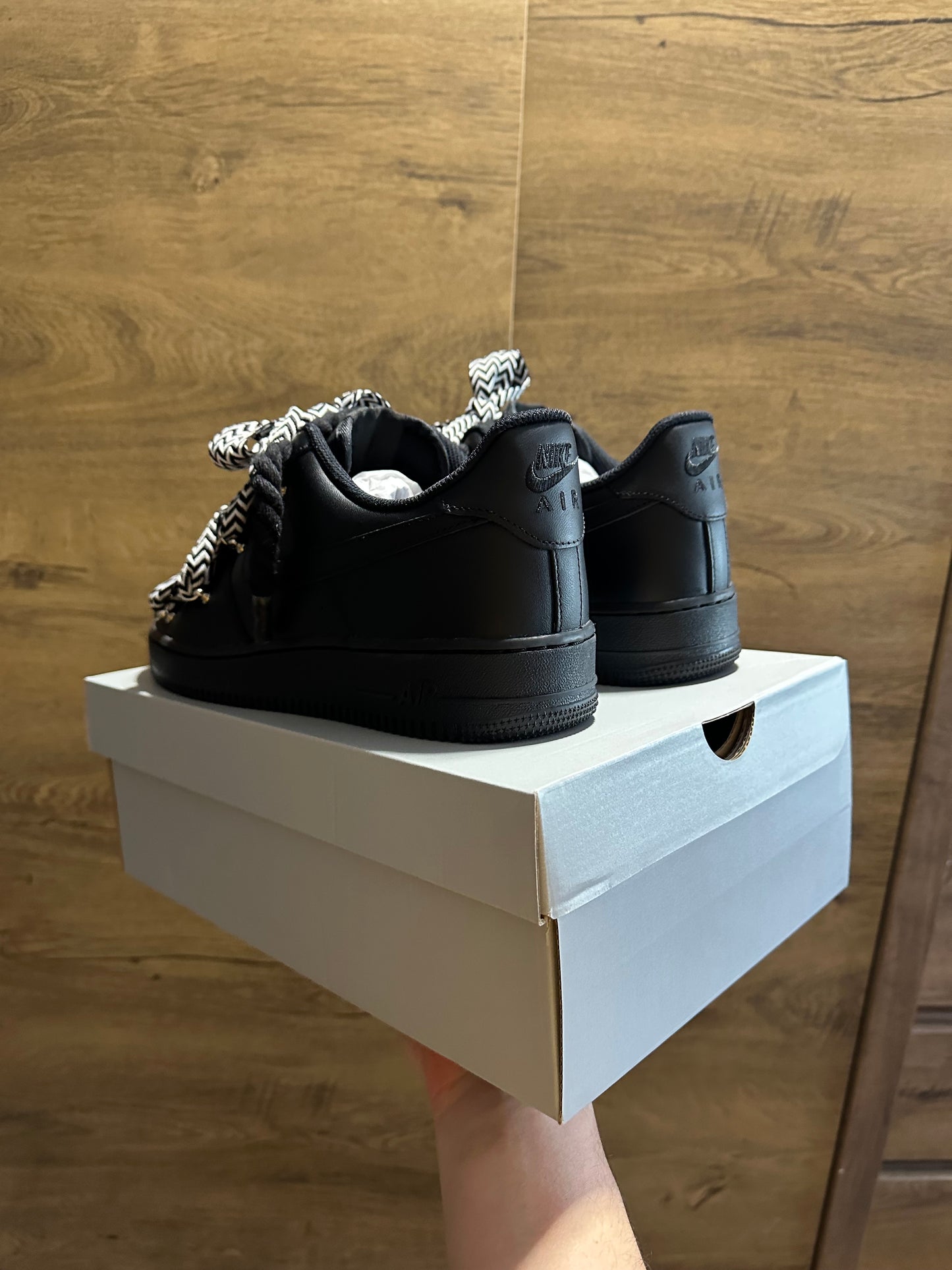 Nike Black Rope Lace "LANVIN " bw sarok nézet