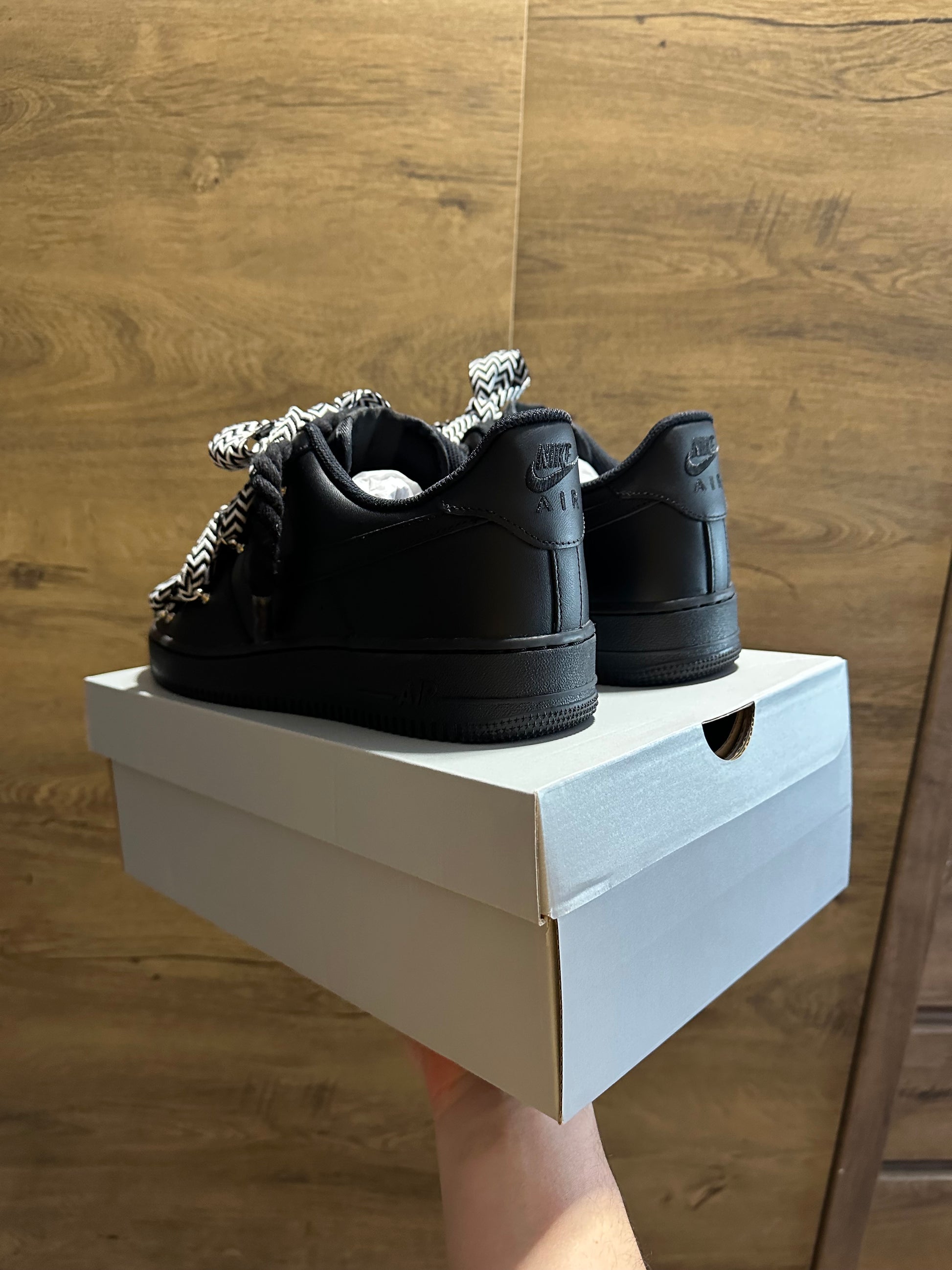 Nike Black Rope Lace "LANVIN " bw sarok nézet