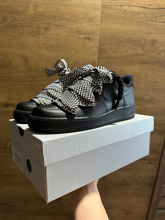 Nike Black Rope Lace "LANVIN " bw szembe nézet