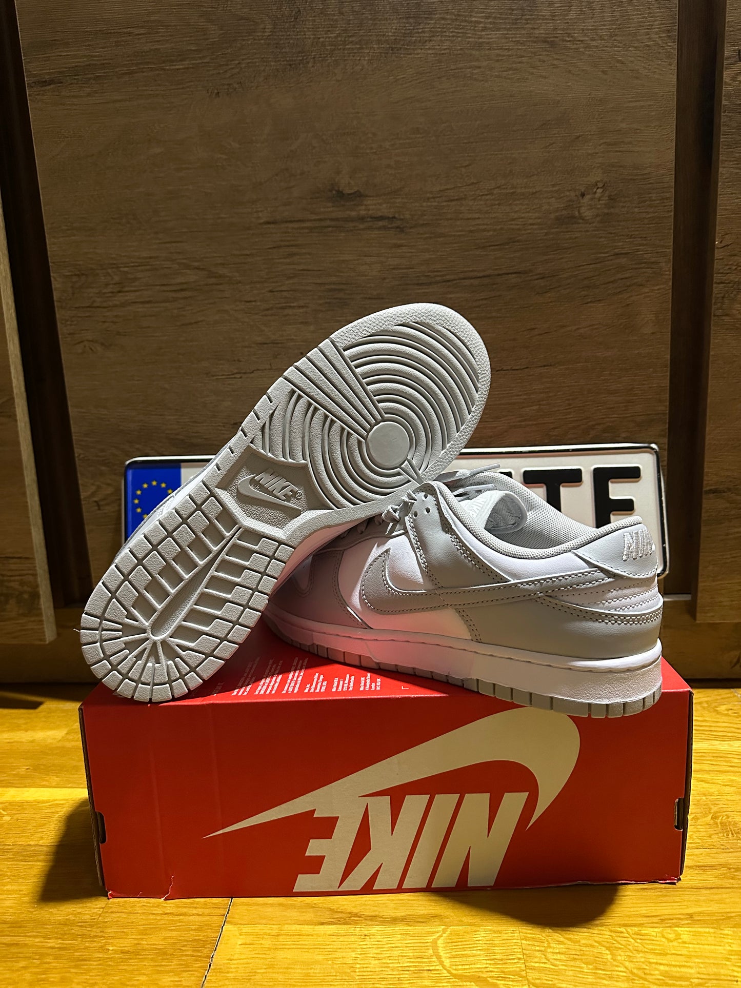 Nike Dunk "Grey Fog" talp nézet