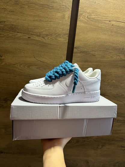 Nike Rope Lace Air Force 1 White “EXOTIC” oldal nézet