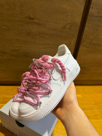 Nike Rope Lace "Extra Double Pink" elöl nézet