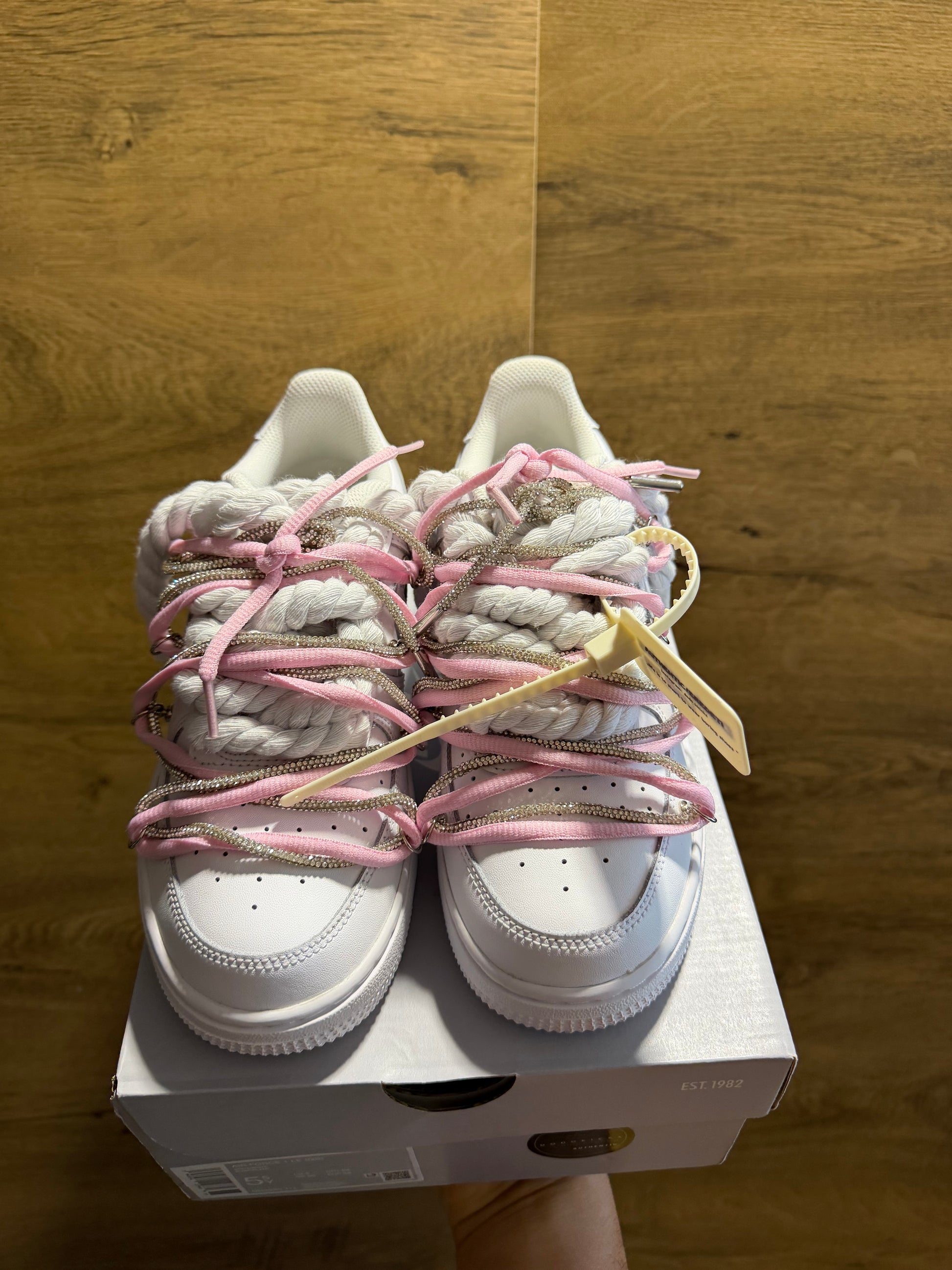 Nike Rope Lace "Extra Double White" felső nézet