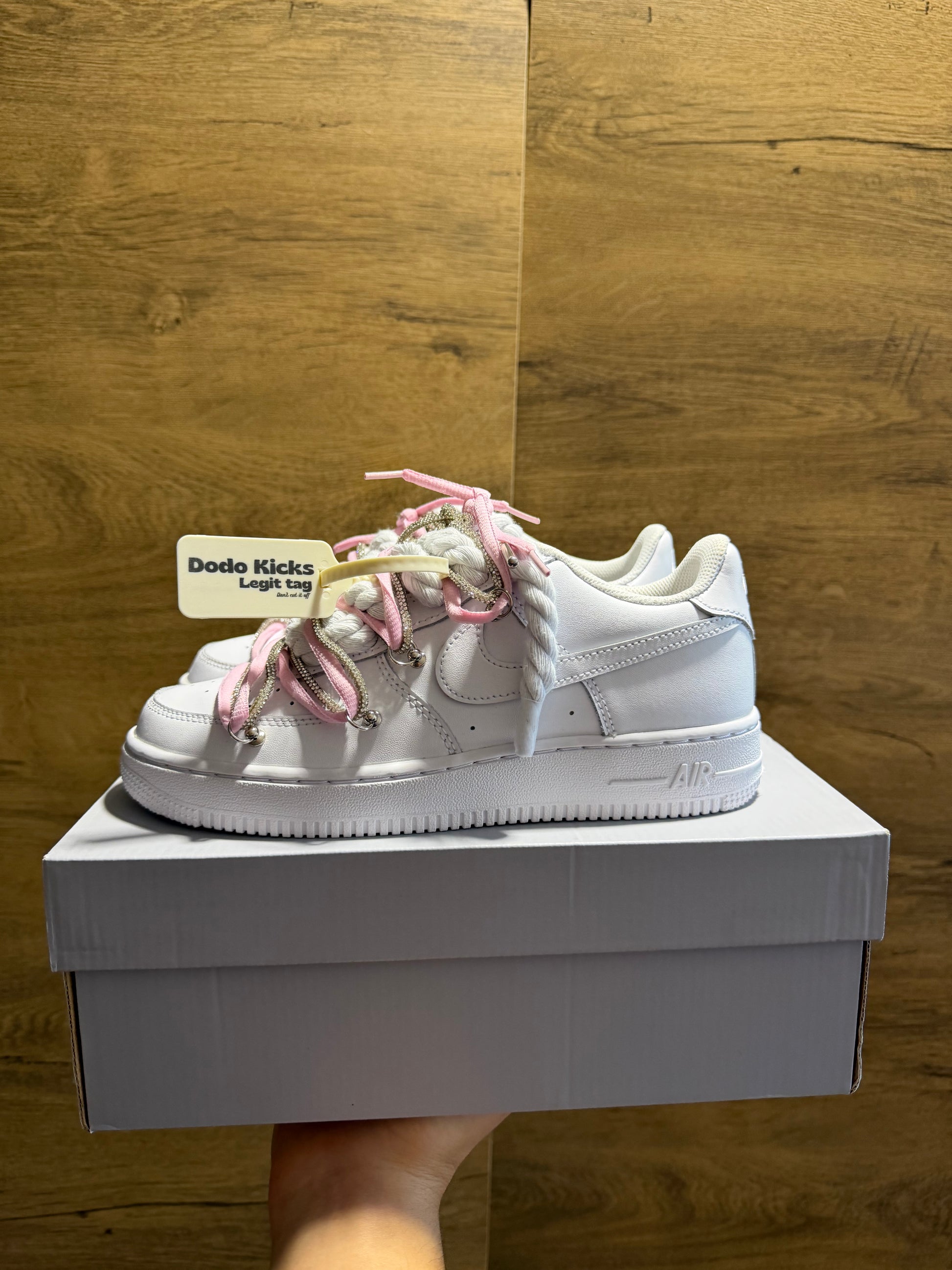 Nike Rope Lace "Extra Double White" oldalsó nézet
