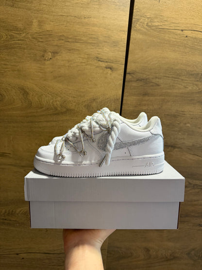 Nike Rope Lace "Extra White Shiny" oldal nézet