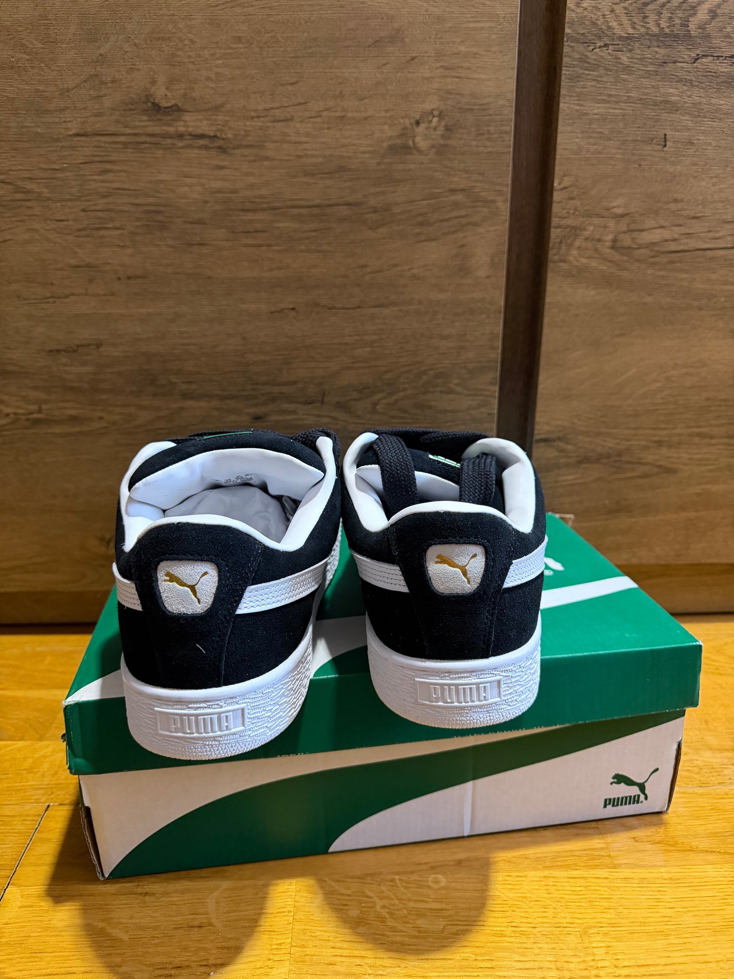 Puma suede xl black sarok nézet