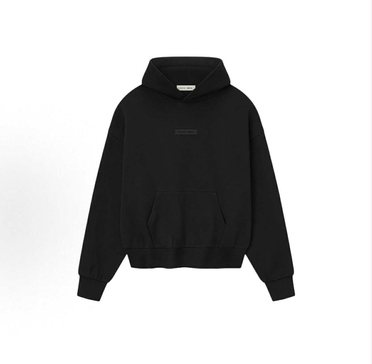 FEAR OF GOD ESSENTIALS HOODIE "JET BLACK" (FW25)