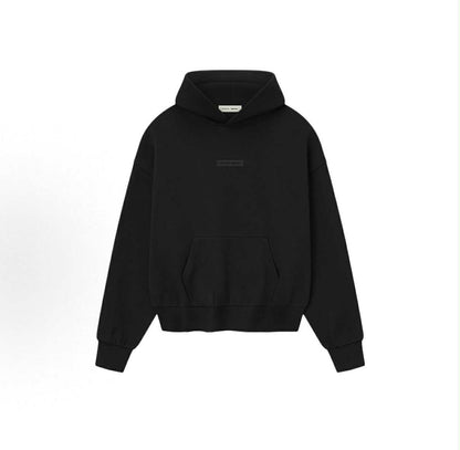 FEAR OF GOD ESSENTIALS HOODIE "JET BLACK" (FW25)