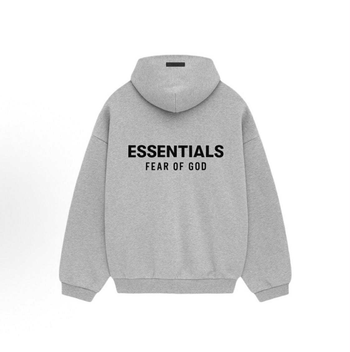 FEAR OF GOD ESSENTIALS HOODIE "LIGHT HEATHER GREY" (FW24)