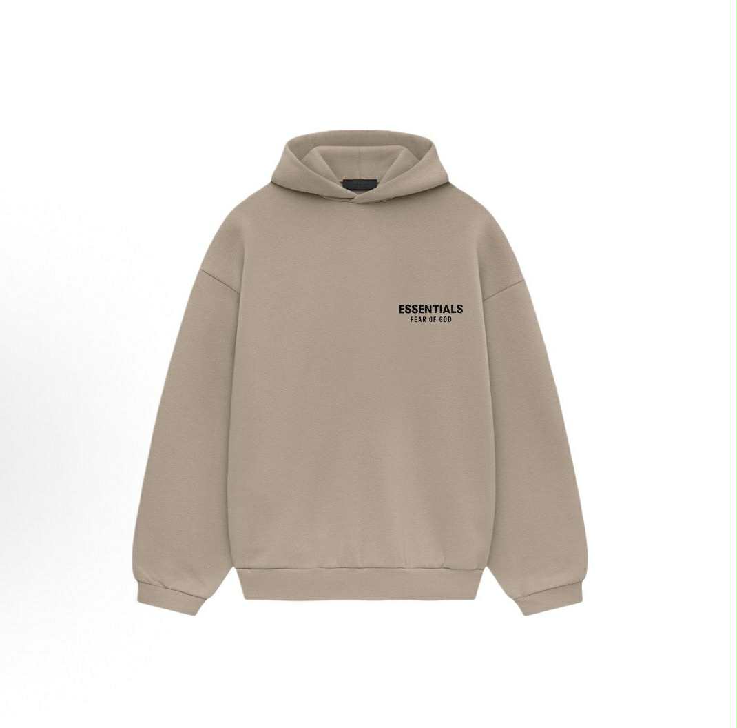 FEAR OF GOD ESSENTIALS HOODIE "DESERT SAND" (FW24)