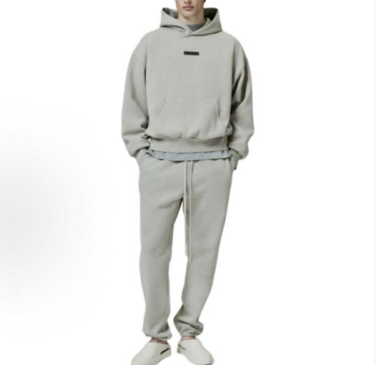 FEAR OF GOD ESSENTIALS HOODIE "ABBEY STONE" (SS25)